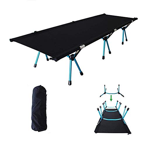 IIPOSAQQ Lightweight Folding Tent Camping Cot Bed Portable Compact for ...