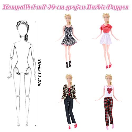 Coffret 31 pièces de vêtements et Accessoires pour poupées Barbie 11,5" : robes, bijoux, chaussures et couronnes pour des moments magiques – Image 6