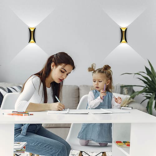 KAWELL 10W Creative Modern Wall Light LED Wall Wash Lights Waterproof IP65 Aluminum Wall Lamp LED Indoor Outdoor for Bedroom Living Room Bathroom Entrance Stairs Porch Corridor - Image 4