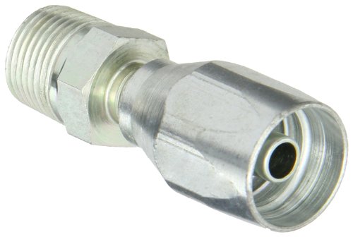 Image of EATON Weatherhead 24706N-106 Male Pipe Rigid Fitting, AISI /SAE 12L14 Carbon Steel, 5 /16 inch Hose ID, 3 /8 inch Pipe Size