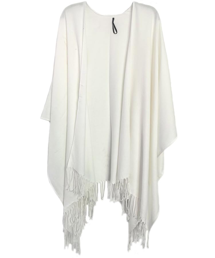 Modena Women's Wrap Shawl Poncho Ruana Cape Sweater Cardigan Open Front for Summer Spring Fall Winter