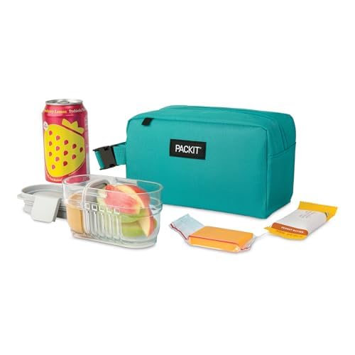 Image of PackIt Freezable Snack Box, Teal, Medium (Pack of 12)