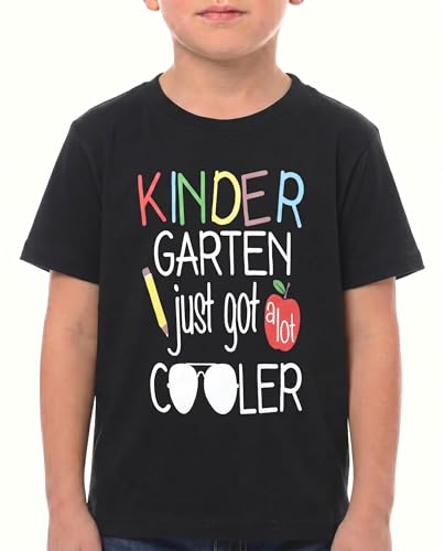 Image of Unique Baby Boys Kindergarten Vibes Only Back to School T Shirt