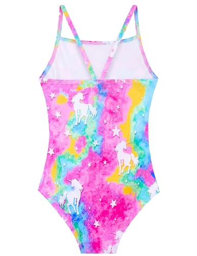 Image of Girls Swimsuits One-Piece Bathing Suits Multicolor Kids Sport Summer Beach Swimwear for 2-10 Years Old