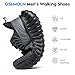GSLMOLN Walking Shoes for Men Casual Shoes Breathable Lightweight Walking Sneakers for Workouts & Gym Cushioned Flexible Mens Shoes Training Fashion Sneakers Black