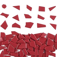 Youway 200g Irregular Glass Mosaic Tiles Bulk - Broken Glass Pieces For Crafts, DIY Mosaic Art Supplies - View #7