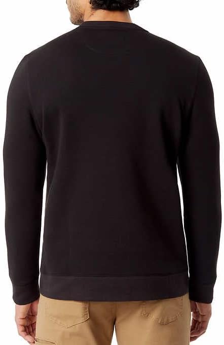 Bass GH Men's Pullover Crew Sweatshirt (Medium, Black) - Image 2