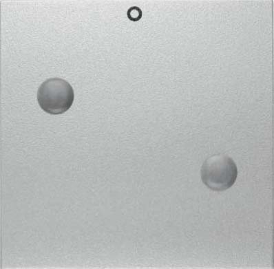 Tecla con torn. y 0 S/B aluminio interrupteur salon et bureau