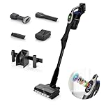 Bosch Unlimited 10 BBS1041GGB Cordless Vacuum Cleaner with 80-Minute Runtime and Innovative MicroClean Technology Including Sensor and TFT Display, Greige