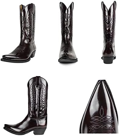 Bottes en cuir gore à bout carré super rares des années 90 fabriquées