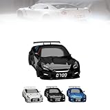 Car Alarm Clock-Realistic Light Effects, Sports Muscle Car Alarm Clock with Crystal Clear 3-in-1 Digital Led Display Screen, Sports Car Ornament, Interior Decoration and Car Enthusiasts (Black)