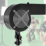 Ventilateur de photographie – Puissance 120 W, angle réglable de 180°, vitesse maximale 26...