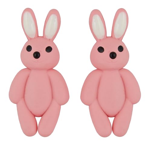 Image of Lucky Jewellery Designer Trendy Teddy And Rabbit Design Earring Stylish Teddy Bear Stud Earing | Cute Cartoon Earrings For Girls & Women (CHEP-TEDDY-PARENT)
