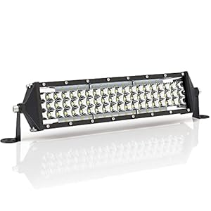Zmoon 12 Inch LED Light Bar 264W, IP67 Waterproof Five Rows Spot & Flood Combo Beam LED Fog Light Bar for Truck ATV UTV SUV Tractor Boat Weeder etc.