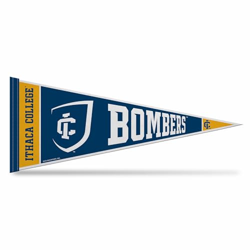 Rico Industries NCAA Ithaca Bombers 12" x 30" Felt Wall Décor Pennant - Great for Home/Bed Room/Man Cave Décor