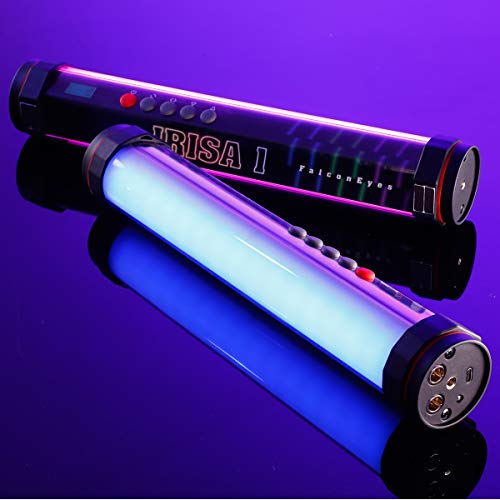 Falcon Eyes Irisa 1 RGB LED-Videoleuchte 13W 340mm Dimmable 2500K-9999K LED-Dauerlicht mit Magnetischer Absorption 20… – Bild 3