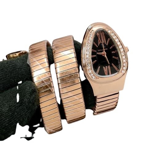 Analog Gold Metal Chain Strap Dial Two Tone Womens Watch Dial Slim Elegant Snake Dial Watch Gift Ideas For Women (B0C9TVYMLY) Amazon Price History, Amazon Price Tracker