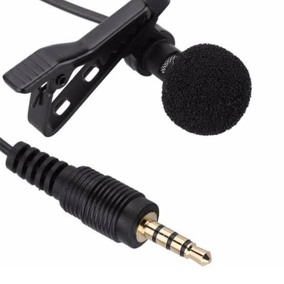 Microphone 3.5mm Wired Clip-on Collar Mic for Mobile Phones, DSLR, Laptops | Mini Audio Recording Mic for YouTube, Podcasts, Online Classes | High Sensitivity, Noise Reduction – Black