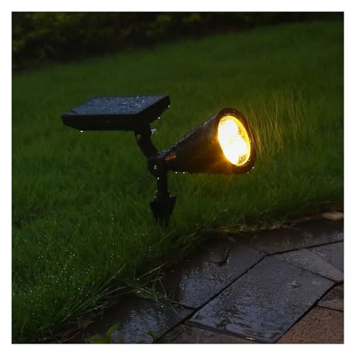 Projecteurs solaires à LED vert pour jardin et éclairage extérieur de paysage