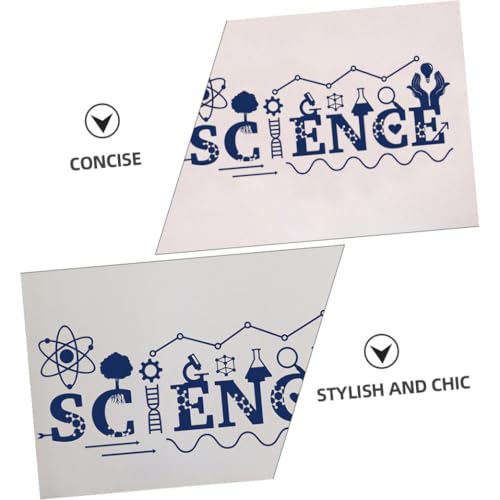 Vinilo Decorativo Ciencia Adhesivo PVC 99x42 cm Azul miniatura 3