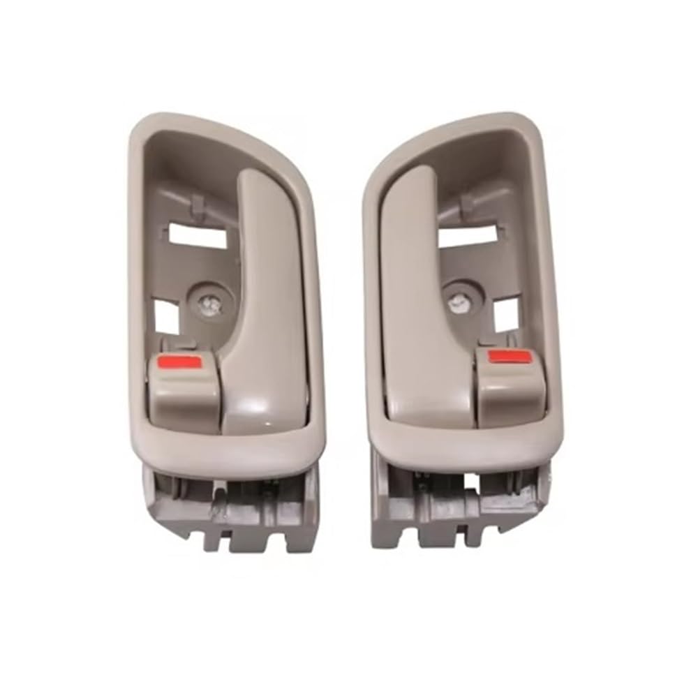 Dngjuen Interior Door Handle for Camry 2002 2003 2004 2005 2006 (USA Type) RH:69205-AA030-B0 LH:69206-AA030-B0 Sliding Door Handle(2PCS Left and Right)