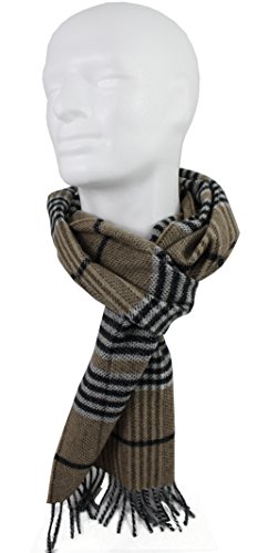 Foulard tissé cachemire doux contre le froid et les irritations du cou - 3