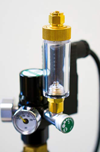 Deluxe Aquatek Brass Bubble Counter With Integrated Check Valve For Plant Aquarium #TOP5