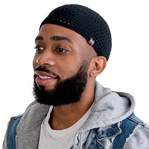 Buy Skull Caps for Men Handmade Knit Cap with Breathable & Cooling