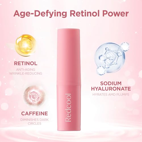 Retinol Eye Balm Stick - Under Eye Cream for Dark Circles & Puffiness with Caffeine, Collagen & Hyaluronic Acid, Eye Cream Anti Aging, Reduces Fine Lines, Wrinkles & Bags, Hydrating Retinol Eye Cream — view 5