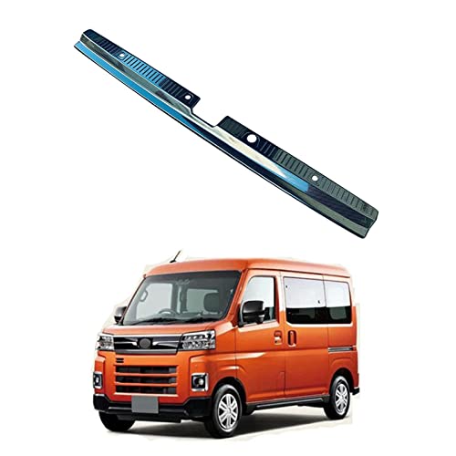 ダイハツ 新型 アトレー S700V S710V 専用 ラゲッジステップガード スカーフプレート リアバンパーガーニッシュ カバー プロテクター ステンレス製 傷防止 内装 アクセサリー カスタム パーツ (カーボン調)