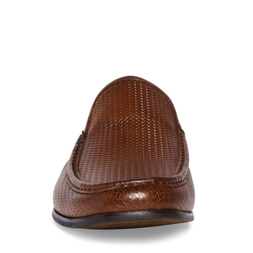 Steve Madden Men's Jabrian Woven Slip on,TAN Leather,1302