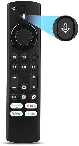 MOILDRH Voice Remote Compatible for Insignia Toshiba and Pioneer Smart TV Remote,Smart Remote NS-RCFNA-21,with 4 Shortcuts Prime Video Netflix Disney+ Hulu.