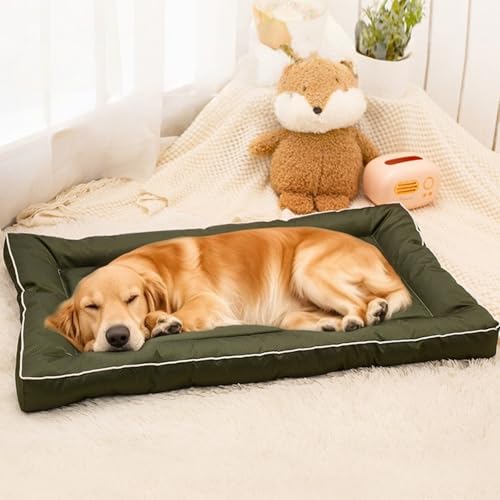 MZRAN Übergroßes Hundebett mit wasserdichtem Bezug, weiches Nest, dick, leicht abwischbar, Hundesofa, Nest, Zwinger, kaufest
