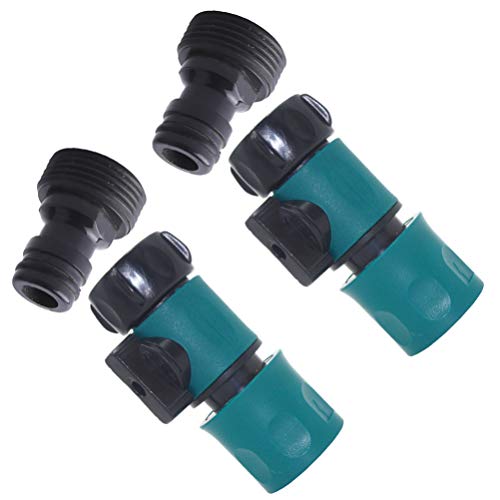1 Conjunto 4 Unidades Adaptador De Torneira Desligue o Conector Interruptor Da Válvula Da Mangueira
