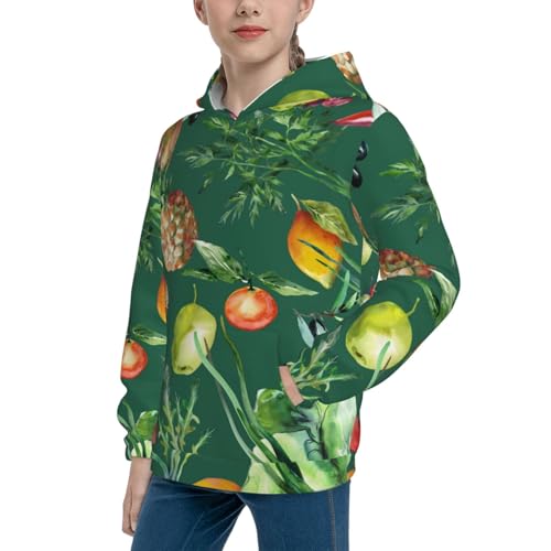 Vegan Kid Hoodies Boys Sweatshirts Girls Pullover with Pocket2