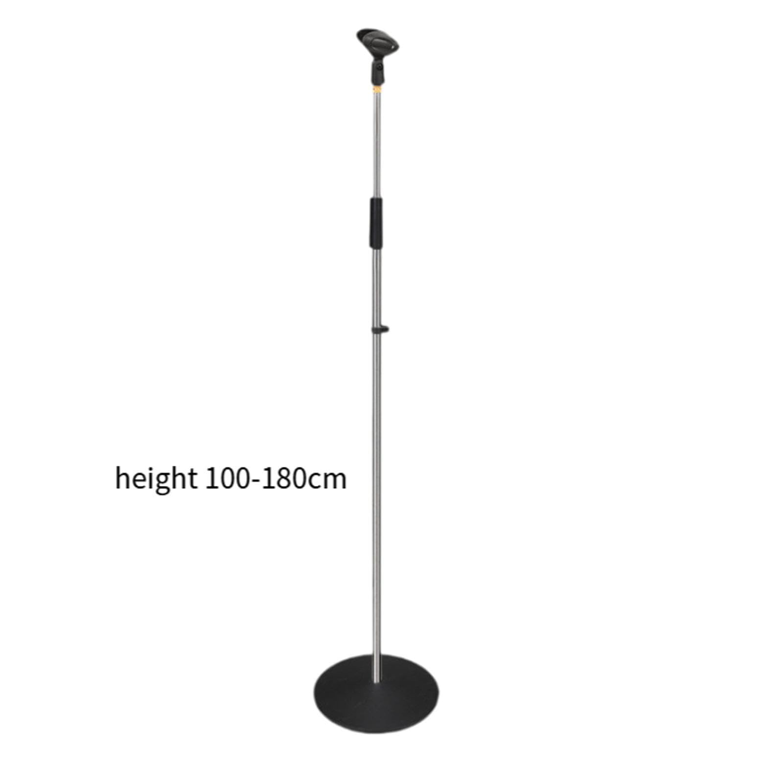 Microfono Stand Stable Con Base Rotonda E Clamp Flessibile