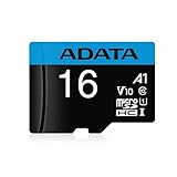 ADATA Premier 16GB MicroSDHC/SDXC UHS-I Class 10 V10 A1 Memory Card with Adapter Read up to 100 MB/s (AUSDH16GUICL10A1-RA1)
