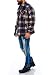 Produktbild Holzfällerhemd Arbeitshemd Flanellhemd Jacke Kariert Thermohemd gefüttert 04 (Beige, XXL)