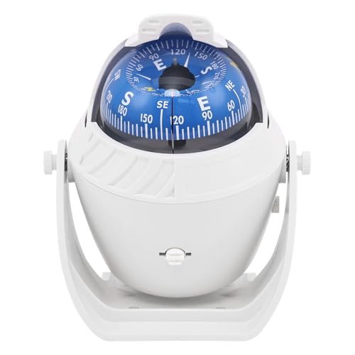 MASO Boussole de Navigation électronique pour Voiture, Bateau, Marine, Militaire, LED, lumière Rouge pivotante, pour Camping, randonnée, Alpinisme