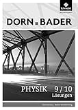  Dorn / Bader Physik SI - Ausgabe 2017 für Baden-Württemberg: Lösungen 9/10