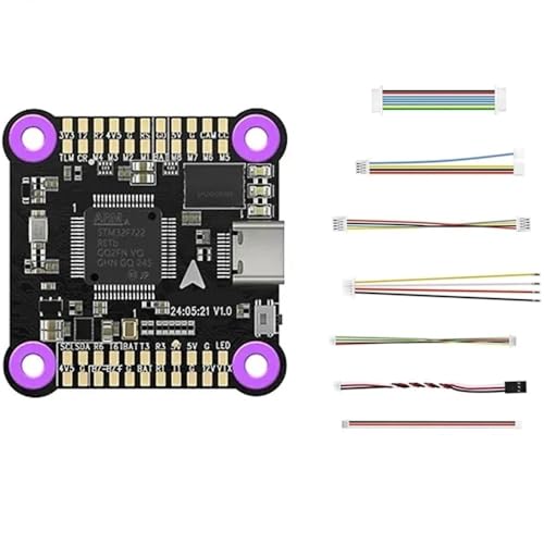 Contrôleur de vol F722 ICM42688 avec gestion de 8 canaux pour drone FPV