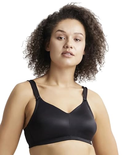 Image of Jockey 1841 Minimizer Bra | Wirefree | Non Padded | Full Coverage with Broad Fabric Straps | Microfiber Nylon Elastane Fabric