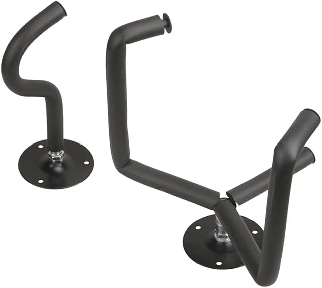 Guitar Wall Mount Horizontal Hanger, Acoustic Electric Classical Guitar Hooks Wall Hangers Rack Stand, Metal Guitars Holder Wall Bracket Display Wall Mount for Ukulele Guitar Banjo Mandolin