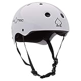 Pro-Tec Classic Skate Helmet, Gloss White, X-Large