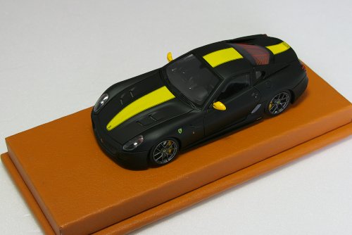 Amazon.co.jp: BBR 1/43 Ferrari 599 GTO Matte Black/Yellow Stripe