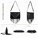 Imagen de EVEOUT Bolso Bandolera con borlas para Mujer Moda Cuero sintético Bolsos de Hombro con Flecos con Remache
