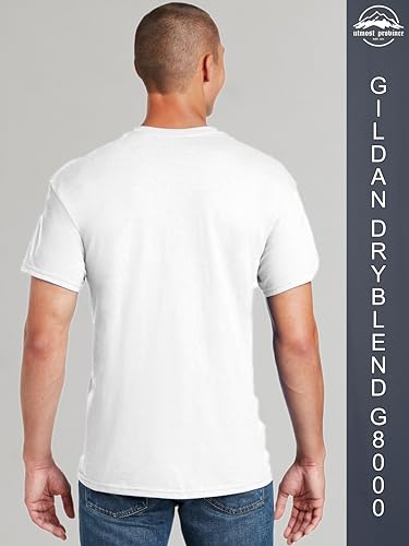 Gildan Men's DryBlend Crewneck T-Shirt Multipack (Style G8000), Make Your Own Custom Assorted Color Set (2 | 3 | 4 Pack)3