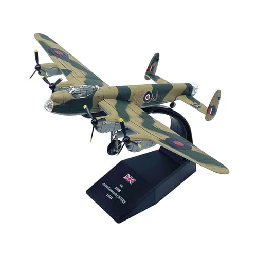 Bombardero Lancaster británico 1:144 en aleación metálica