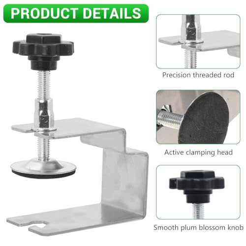 Image of Serplex C Clamp 2Pcs Steel Drawer Fitting Jig Stable Fixing