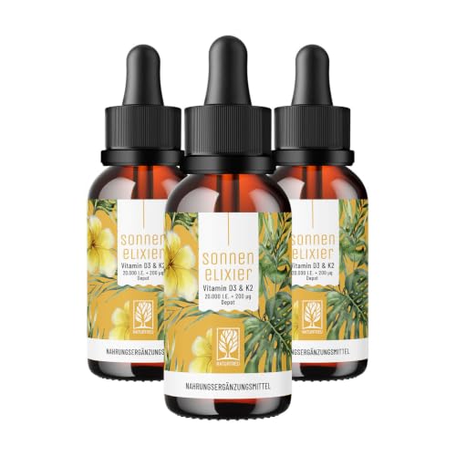 NATURTREU® Vitamin D3 K2 Tropfen hochdosiert & vegan